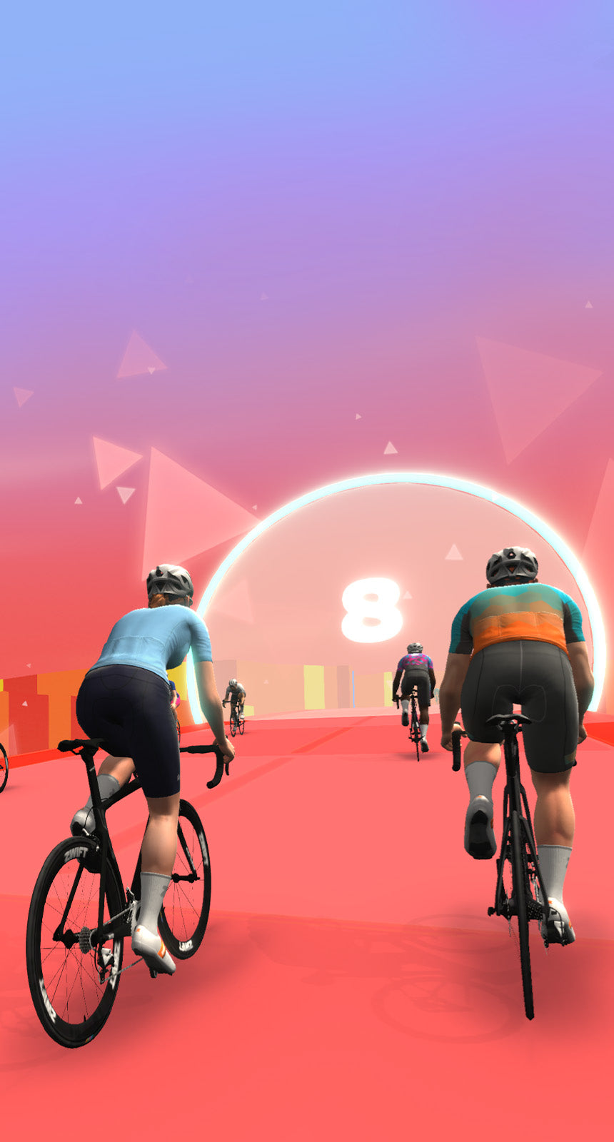 Zwift banner Watopia mobile 2026